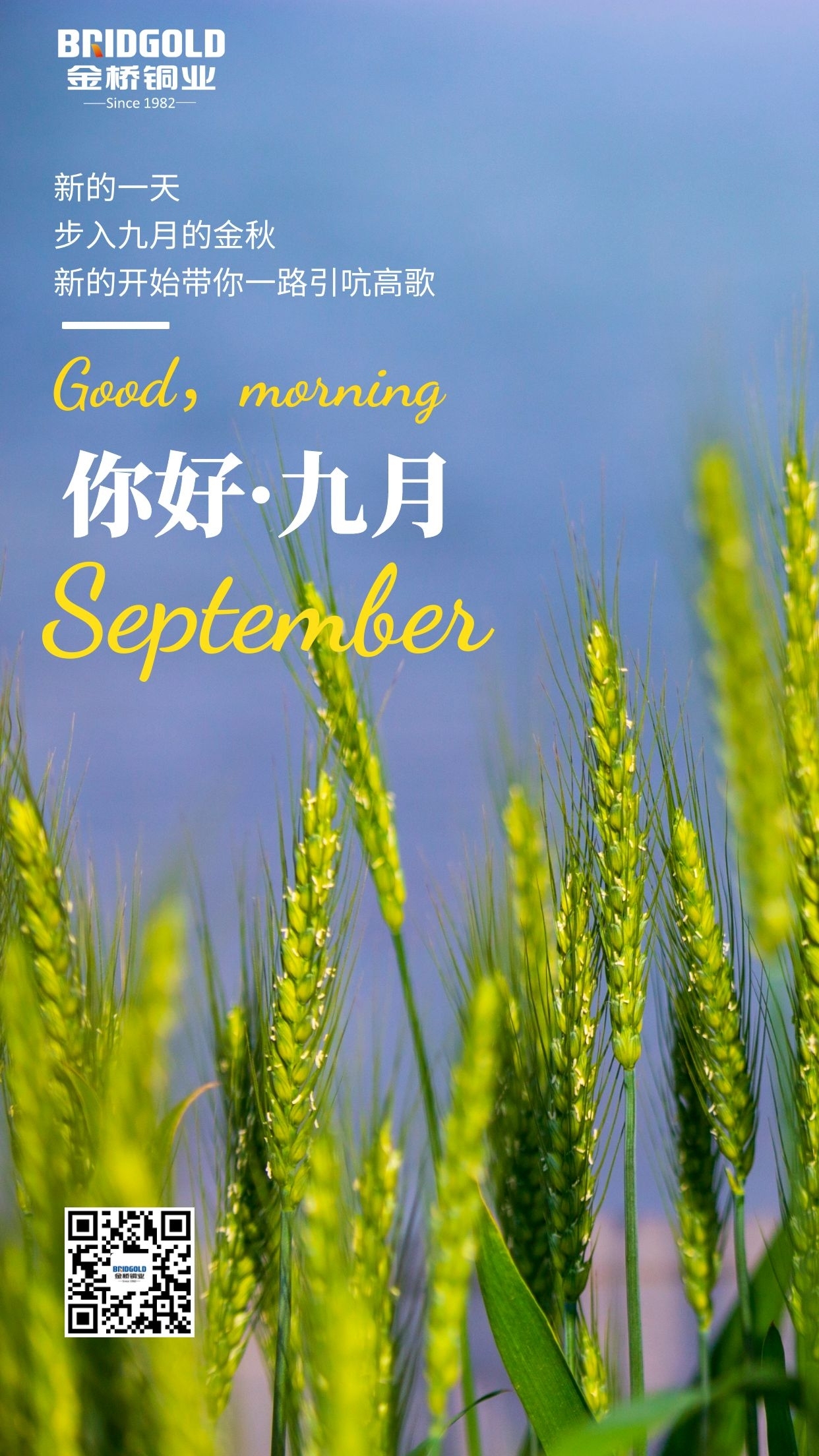 你好，金秋九月